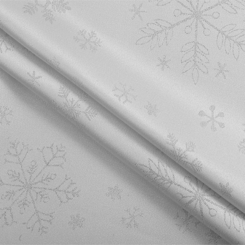 HARORBAY Christmas Tablecloth 60 x 120 Inch, Rectangle Snowflake Table