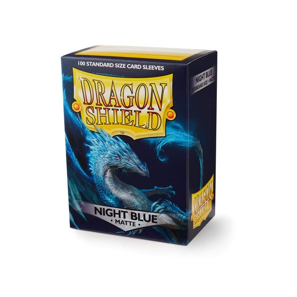 Dragon Shield Matte Night Blue Standard Size 100 ct Card Sleeves Individual Pack