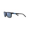 Arnette Child Sunglasses Matte Black Frame, Dark Grey Mirror Water