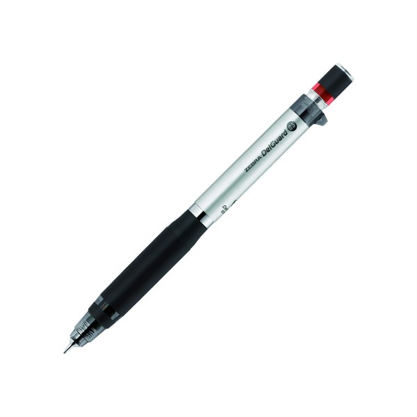 ZEBRA Mechanical Pencil DelGuard Type ER 0.5mm, Silver (P-MA88-S)