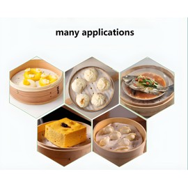 100pcs 10" Anti-Stick Steamer Paper, Round Air Fryer Parchment Paper with Holes, White Bamboo Steamer Liner