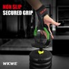 WKWE Weight Lifting Wrist Grips (Pair) for Heavy Duty Straps