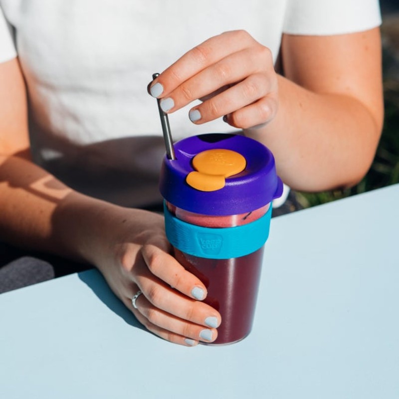 KeepCup Original, Lightweight Plastic Reusable Coffee Cup with Splashproof Sipper