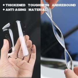 8 Pcs Protector de Manijas de Auto Protector de Arañazos Para Manija de Puerta de Coche Pegatinas de Manija de Puerta de Coche Protector de Arañazos Transparente de PVC para Manijas y Puertas de Coche