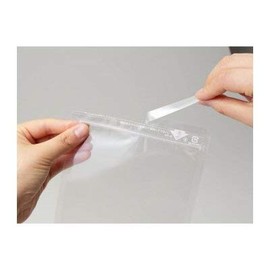 Seinichi Laminated Flat Bags with Zipper, Ramigrip Flat Bags, Transparent Vapor Deposition PET Type (VP) VP-F, 50 Sheets