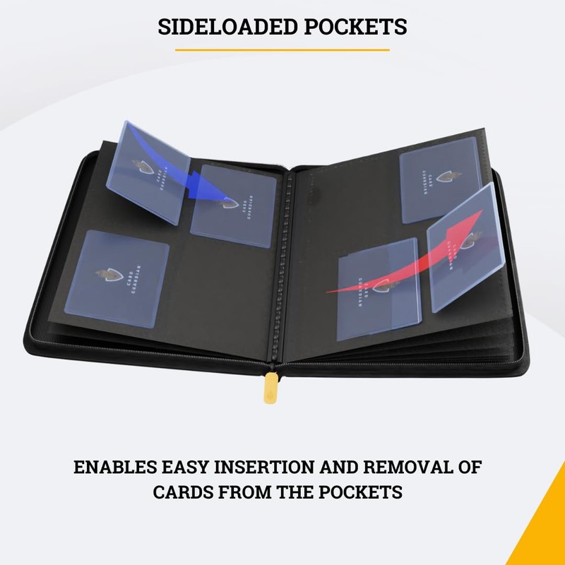 Card Guardian - Toploader binder 4 tasche sammelkarten album mit