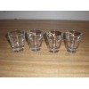 Anchor Hocking 4 Anchor Hocking Shot Glass Heavy Bottom 1