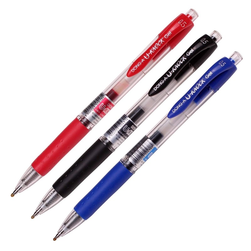 Dong-A U-Knock Gel Ink Ballpoint Pen U-Spring Technology 0.5mm (1
