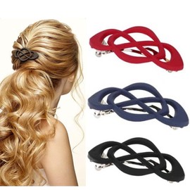 3 Pcs Vintage French Barrette Clips, Stylish Hair Accessories for Women & Girls (color 3)