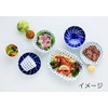 Hasamiyaki Indigo Japan 42900 Beveled Lightweight Small Bowl with Dyed