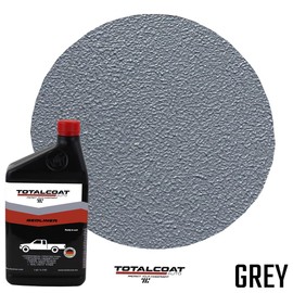 Total Coat Spray In Bedliner Grey, Durable Truck Bed Coating Protects from Rust, Corrosion and Scratches; Easy to Apply Trucks, Cargo Vans, Box Trucks (4 Quarts, Sprayer, Tape Kit)