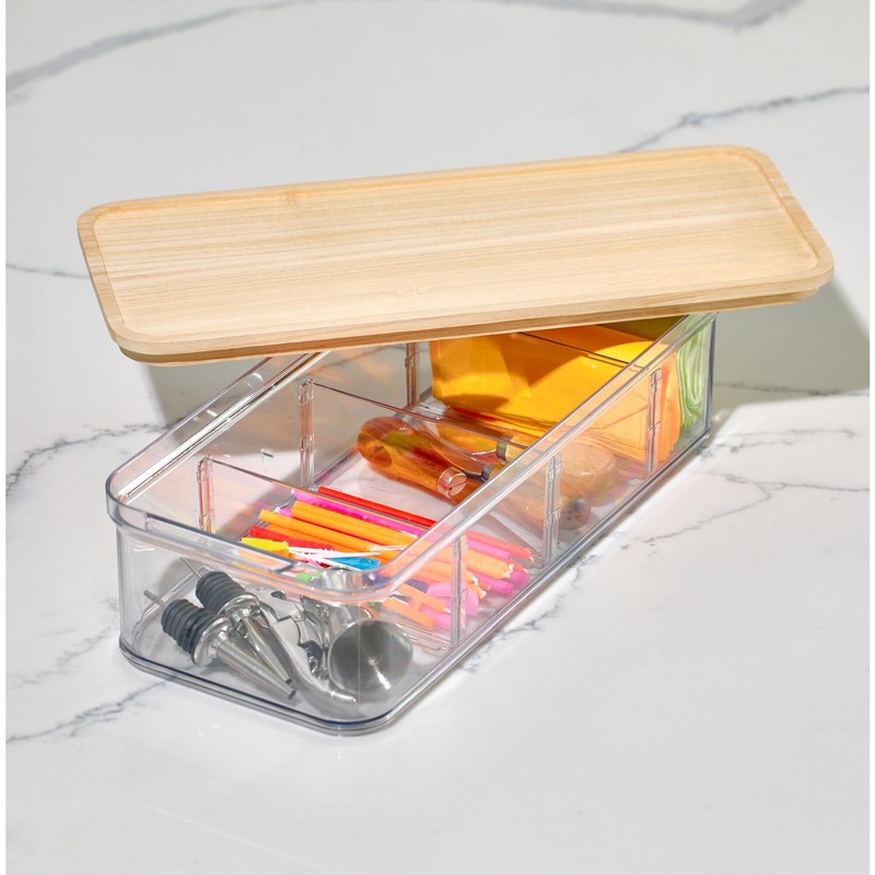 iDesign Recycled Plastic Dividers, 3 Pack, The Rosanna Pansino Collection