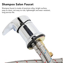 Salon Shampoo Faucet, Salon Sink Faucet with Hot and Cold Mixing Valves, Replacement for Most Shampoo Bowls and Backwash Units