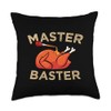 Thankful Turkey Master Baster Thanksgiving Throw Pillow