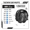 TACWIN Shooting Ear Protection for G Range, Active Noise Reduction