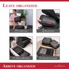 LeanTravel Compression Packing Cubes for Travel Organizers with Double Zipper