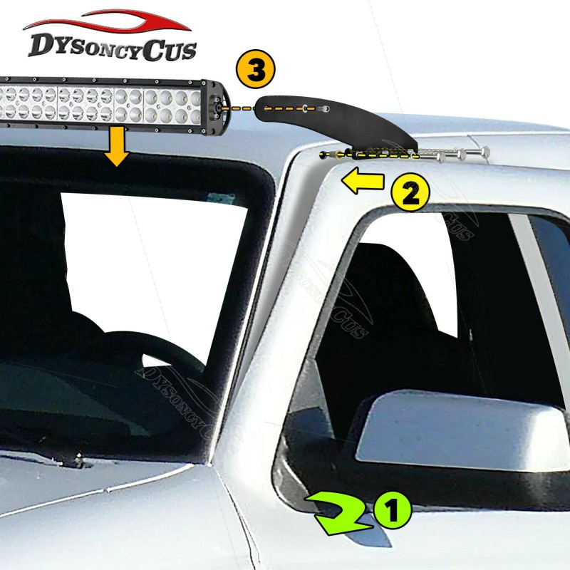 DY Fit 93-11 Ford Ranger 50''Curved LED Light Bar Roof