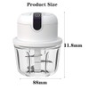 Umllpet Mini Onion Chopper, Electric Kitchen Chopper, 350 ml, USB