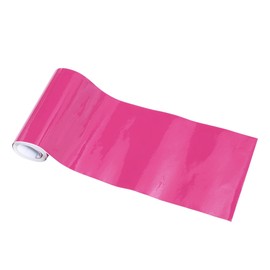 Partuto Bright Rose Red Protective Car Wrap Film 10x152cm / 0.3ft x 5ft Exterior Interior Vinyl Wrap Cover 5.5mil PVC 1 Pc Universal
