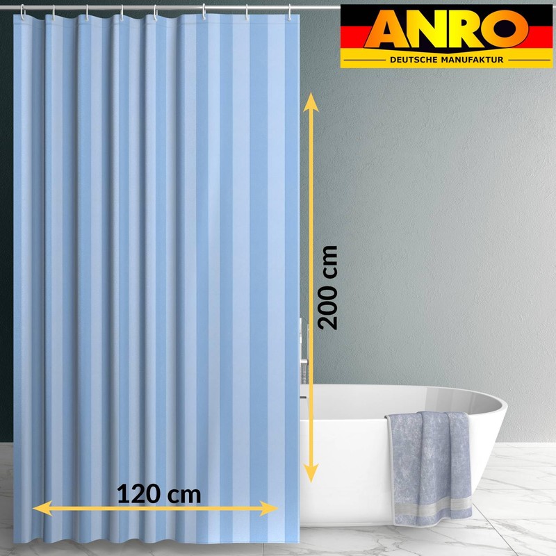 ANRO Shower Curtain Bath Curtain Shower Curtains Washable with Shower