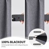 WdFour 100% Blackout Pinch Pleated Kitchen Curtains,cafa Curtains, are Perfect