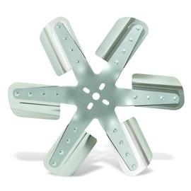 Flex-a-lite (2017) 17" 6-Blade Belt Driven Flex Fan, Silver