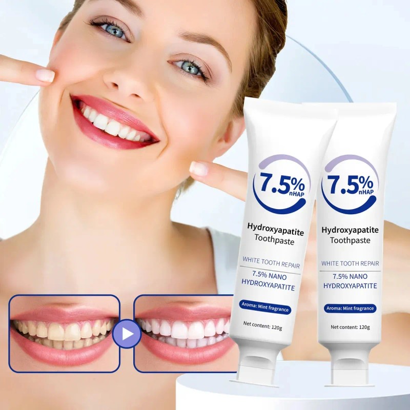 Pastas Dentales 7.5%hidroxiapatita Aliento Fresco+2 Cepillos