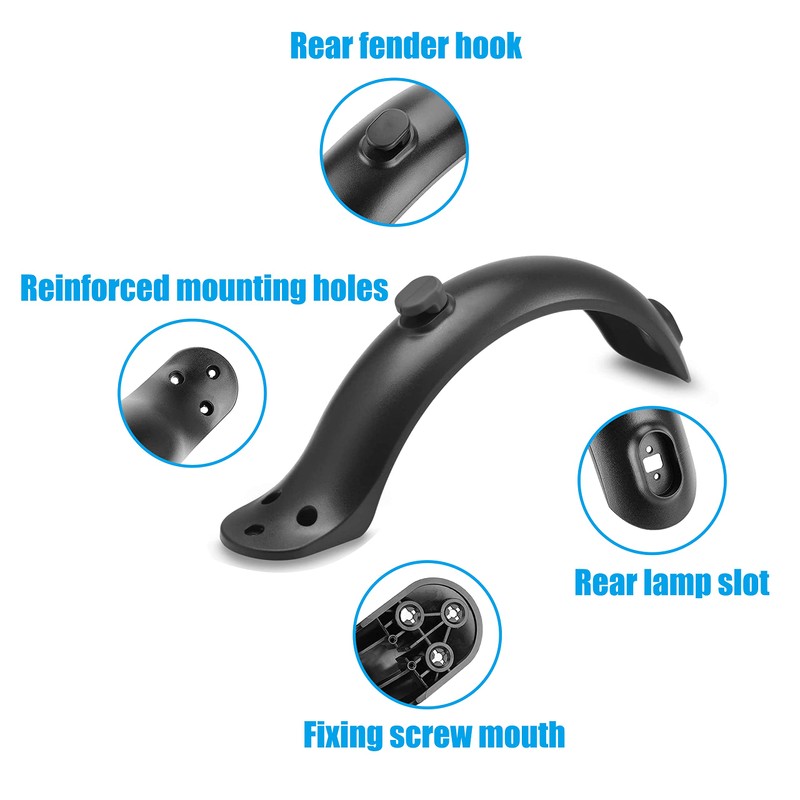 Yungeln Rear Mudguard Scooter Fender Bracket Scooter Replacement Accessory Support