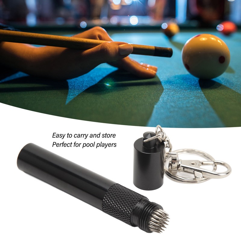 Cue Tip Pricker Tool with Key Chain 6063 Aluminum Prick