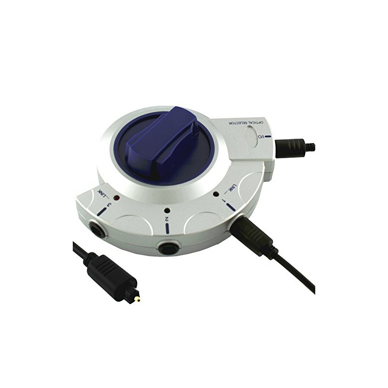 Ligawo ® Toslink Switch 3x1-3 SPDIF devices to 1 Toslink