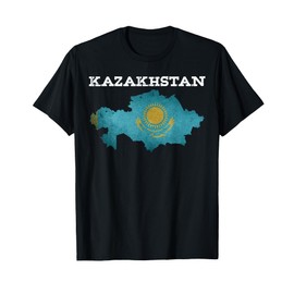 Kazakhstan T-Shirt Patriotic Heritage Eagle Kazakh Flag Gift Women Kids Men T-Shirt