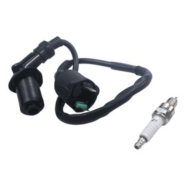 Adsspro Motorcycle Ignition Coil SSR 125 A7TC Spark Plug Wire for GY6 50CC 80CC 90CC 110CC 125CC 150CC Motorcycle Scooter ATV Go Kart Pit Dirt Bike