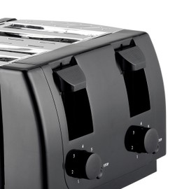 Brentwood TS-285 Toaster Cool Touch,4-Slice,Black