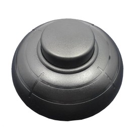 Foot Switch Round Foot Switch 230 V 2 A Pressure Switch Cord Switch 2-3 Wire Intermediate Switch Cord Switch for Floor Lamp Black