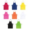 eBuyGB Plain Bib Pockets Adjustable Chefs Apron 7 Colours BBQ