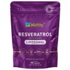 Wellthy Resveratrol Liposomal 90 Cápsulas. Entrega Optimizada, La Mas Alta
