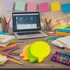 Evergreen Goods Sticky Notes Neon Speech Bubbles Removable Assorted Colours