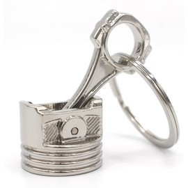 VmG-Store Engine piston XL key fob chrome engine key tuning, chrome