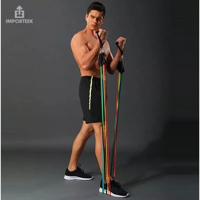 Importeek Bandas Ligas Resistencia Elastica Ejercicio Fitness Gimnasio