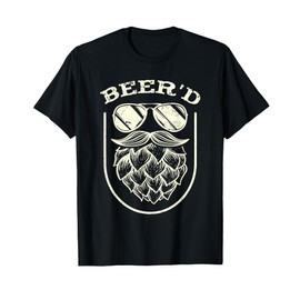 Funny Beer'd | Beard Beer Hops | Craft Beer Drinker T-Shirt