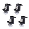 4 Pcs Solar Panel Bracket End Clamp, 45mm Aluminum Solar
