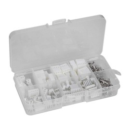 230pcs JST-XH Connector Kit Straight Outer Needle 2.54mm 2/3/4/5PIN Connection Cable Connector