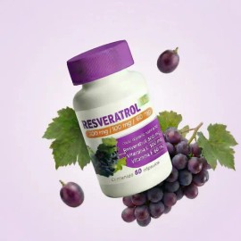 Resveratrol Suplemento Produccion Colageno Anti Envejecimien Sin Sabor                                                                                