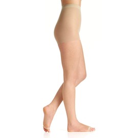 Berkshire Women's Hose Without Toes Ultra Sheer Control Top Pantyhose 5115, Nude, 2 Plus