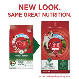 Purina ONE Natural Small Breed Dry Dog Food, SmartBlend Lamb & Rice Formula - 7.4 lb. Bag