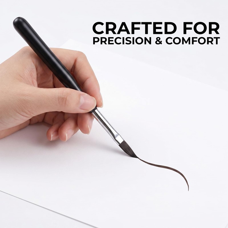 Hadnves 6 PCS Pinstriping Brush Kit Striping Brushes Detail Script