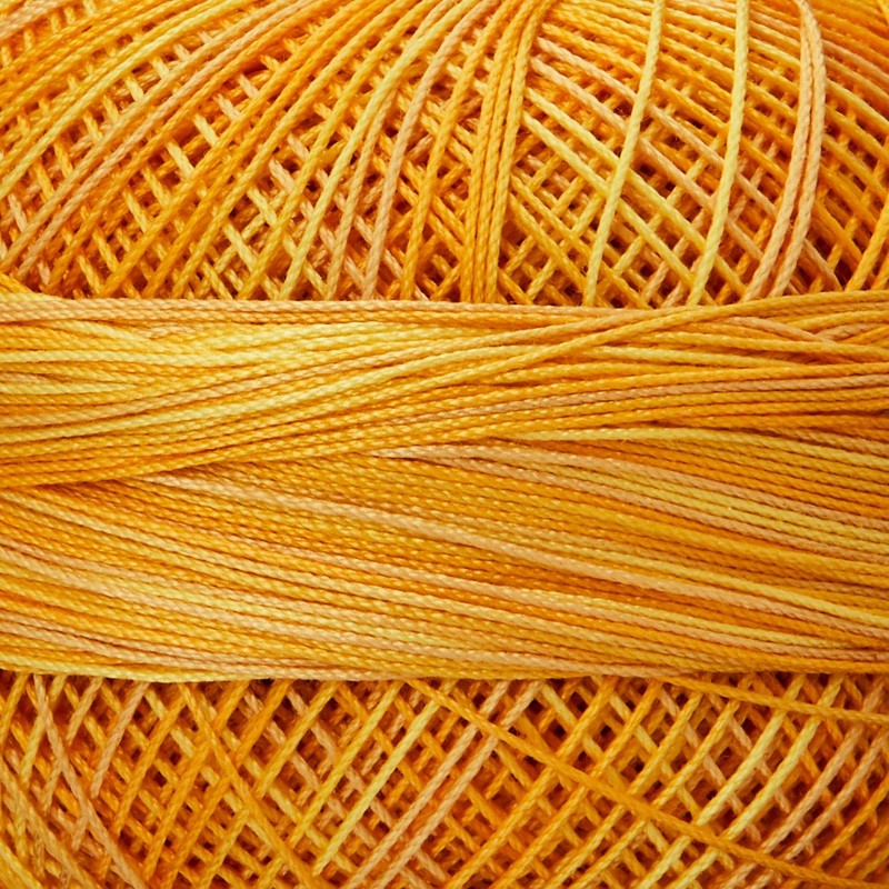 Handy Hands 210-Yard Lizbeth Cotton Thread, 25gm, Honey Drizzle