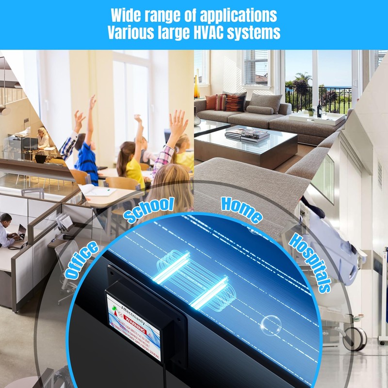 Air Scrubber R2000 UVC Light for HVAC System Dual Lamp