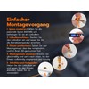 60W Digital Soldering Iron Kit with Threaded Insert Tips and