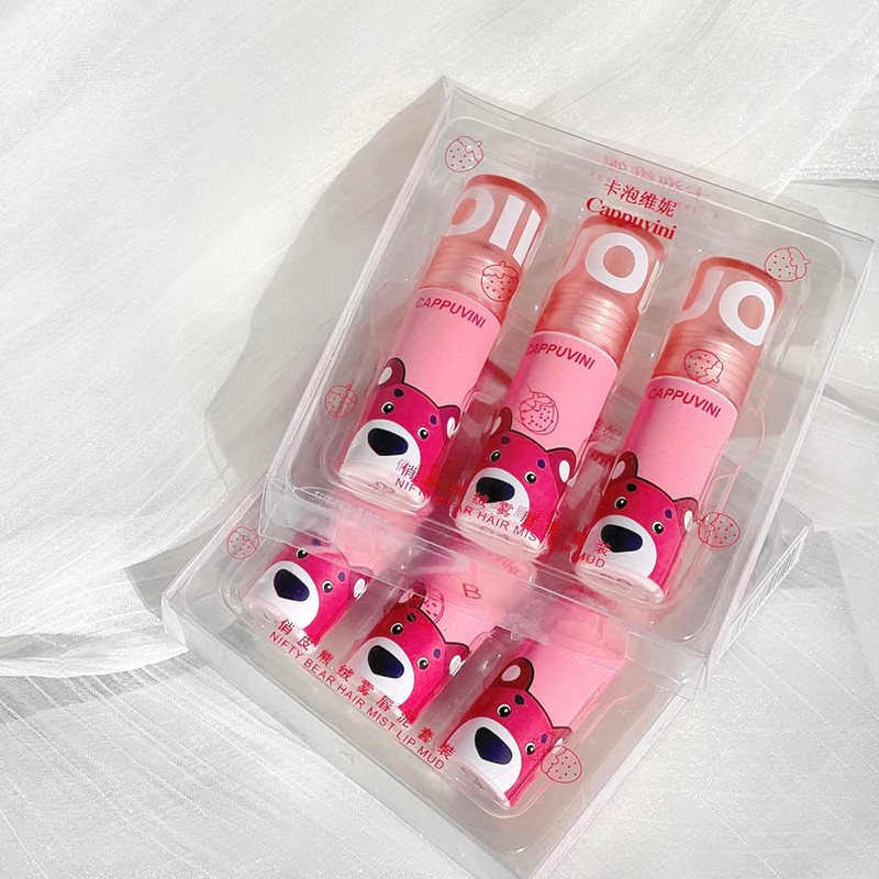 Sitovely 3 Pieces Velvet Matte Lipstick Lip Mud Set, Long-Lasting,
